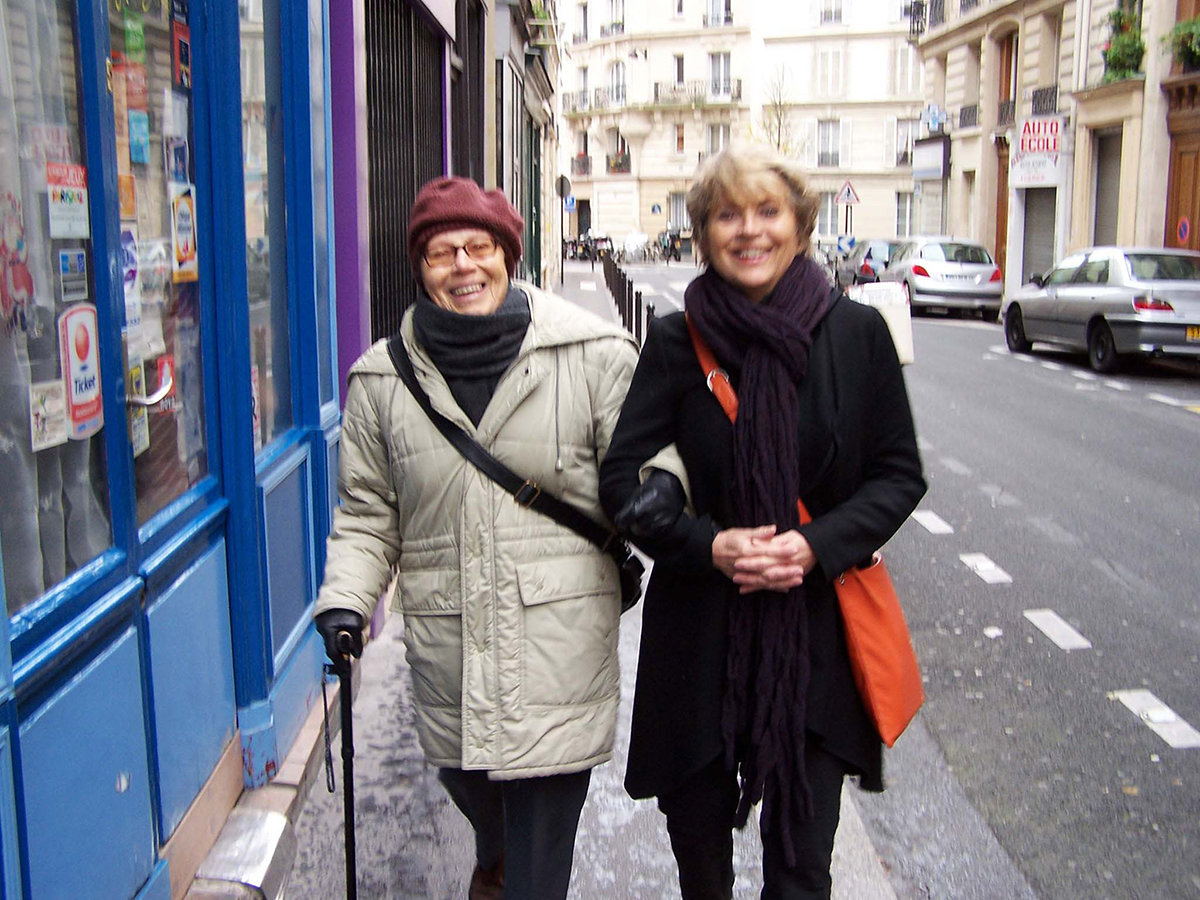 Gemeinsamer Spaziergang in Paris